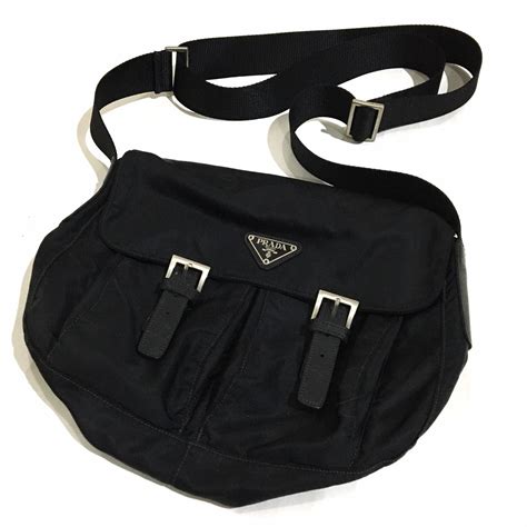 prada nylon saddle bag|vintage Prada nylon bag.